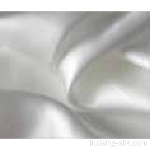 Fabric de satin de conception minimaliste blanc